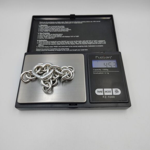 Tiffany & Co. Sterling Silver 925 Heart Clasp Bracelet 7.5" - Picture 12 of 14